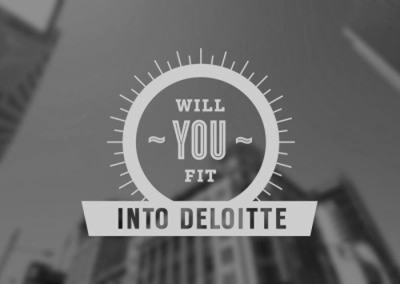 Deloitte – ‘Will You Fit Into Deloitte’ – Gamified video for recruitment