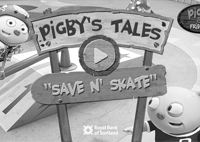 Aardman – Pigby’s Tales interactive video teaches kids to save
